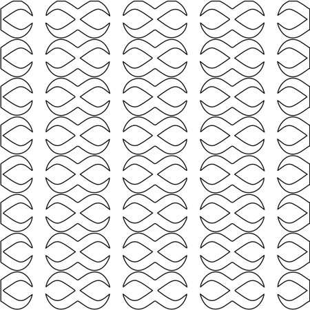 Geometric vector pattern with triangular elements. Seamless abstract ornament for wallpapers and backgrounds. Black and white colors.のイラスト素材