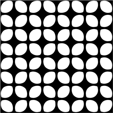 Geometric vector pattern with triangular elements. Seamless abstract ornament for wallpapers and backgrounds. Black and white colors.のイラスト素材