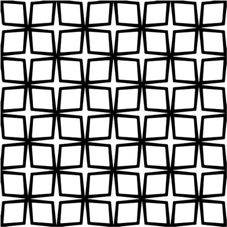 Geometric vector pattern with triangular elements. Seamless abstract ornament for wallpapers and backgrounds. Black and white colors.のイラスト素材