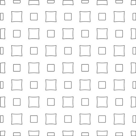 Geometric vector pattern with triangular elements. Seamless abstract ornament for wallpapers and backgrounds. Black and white colors.のイラスト素材