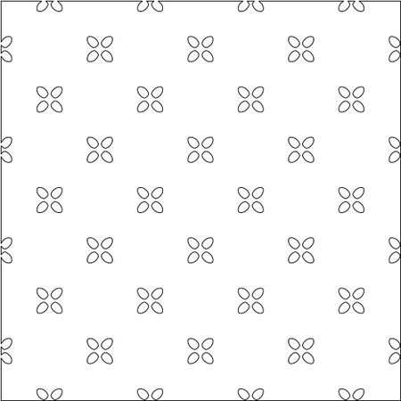 Geometric vector pattern with triangular elements. Seamless abstract ornament for wallpapers and backgrounds. Black and white colors.のイラスト素材