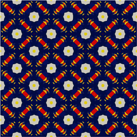 Geometric vector pattern with triangular elements. Seamless abstract ornament for wallpapers and...