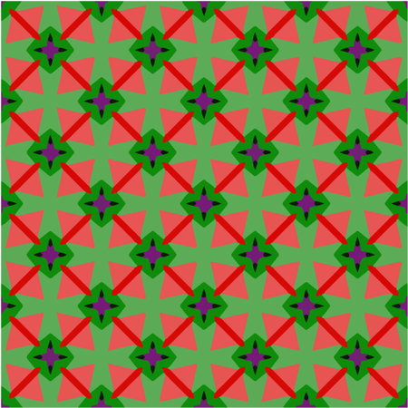 Geometric vector pattern with triangular elements. Seamless abstract ornament for wallpapers and backgrounds.のイラスト素材