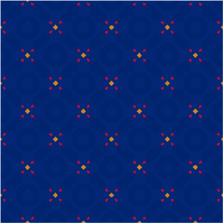 Geometric vector pattern with triangular elements. Seamless abstract ornament for wallpapers and backgrounds.のイラスト素材