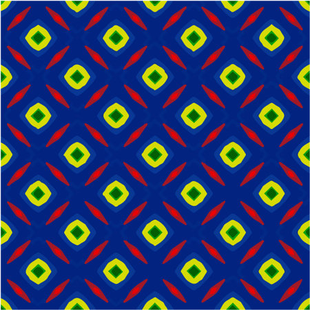 Geometric vector pattern with triangular elements. Seamless abstract ornament for wallpapers and backgrounds.のイラスト素材