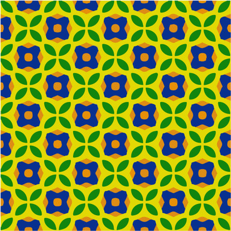 Geometric vector pattern with triangular elements. Seamless abstract ornament for wallpapers and backgrounds.のイラスト素材