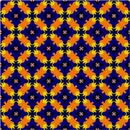 Geometric vector pattern with triangular elements. Seamless abstract ornament for wallpapers and...