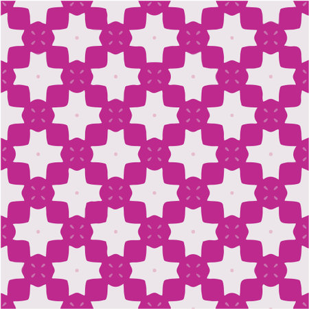 Geometric vector pattern with triangular elements. Seamless abstract ornament for wallpapers and backgrounds.のイラスト素材