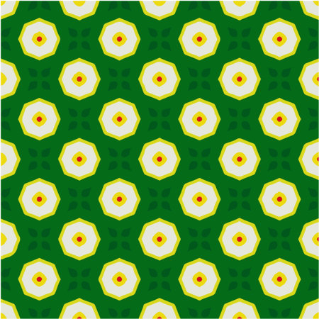 Geometric vector pattern with triangular elements. Seamless abstract ornament for wallpapers and backgrounds.のイラスト素材