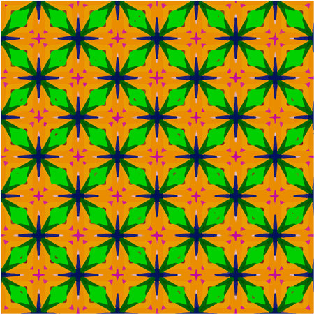 Geometric vector pattern with triangular elements. Seamless abstract ornament for wallpapers and backgrounds.のイラスト素材