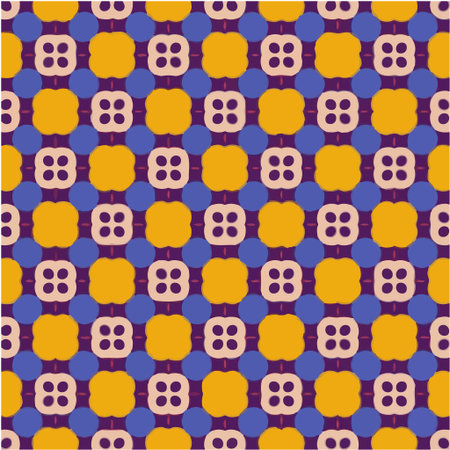 Geometric vector pattern with triangular elements. Seamless abstract ornament for wallpapers and backgrounds.のイラスト素材