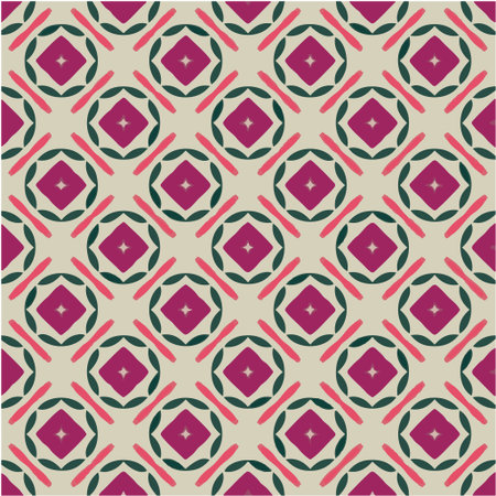 Geometric vector pattern with triangular elements. Seamless abstract ornament for wallpapers and backgrounds.のイラスト素材