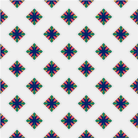 Geometric vector pattern with triangular elements. Seamless abstract ornament for wallpapers and backgrounds.のイラスト素材