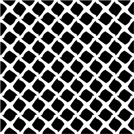 Geometric vector pattern with triangular elements. abstract picture for wallpapers and backgrounds. Black and white ornament.のイラスト素材