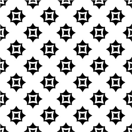 Geometric vector pattern with triangular elements. abstract picture for wallpapers and backgrounds. Black and white ornament.のイラスト素材