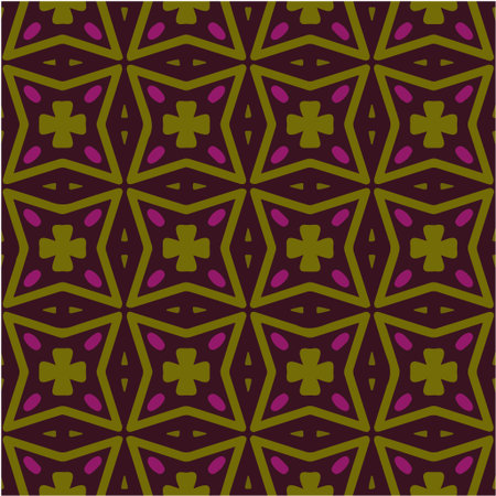 Seamless pattern with multicolored shapes.のイラスト素材