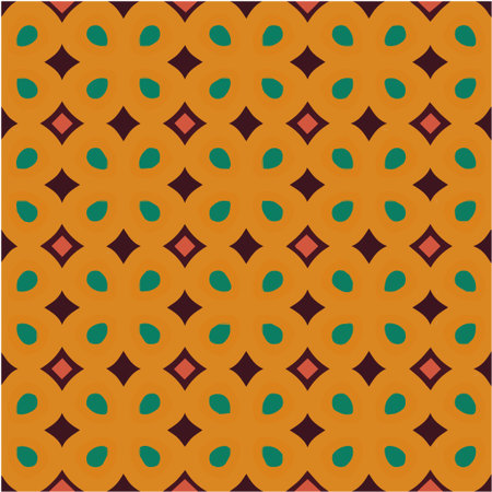 Seamless pattern with multicolored shapes.のイラスト素材