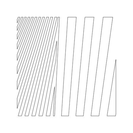 black and white patterns from lines. striped background.のイラスト素材