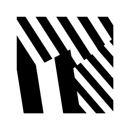 black and white patterns from lines. striped background.のイラスト素材