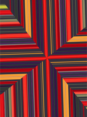 Abstract background from multicolored stripes for a book or booklet.のイラスト素材