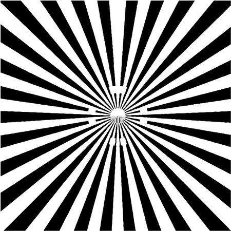 Black and white asymmetrical mandala. seamless geometric pattern.のイラスト素材