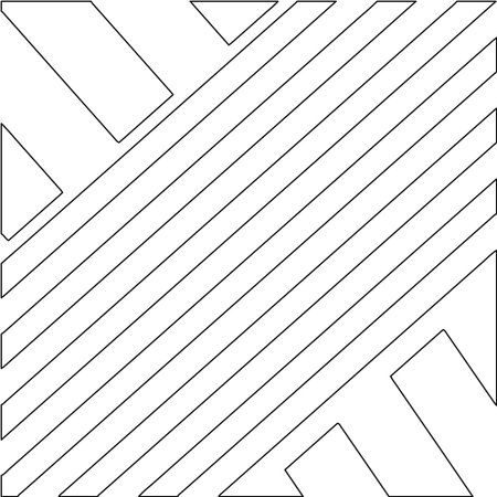 striped background. Geometric vector pattern with triangular elements. abstract ornament for wallpapers and backgrounds. Black and white colors.のイラスト素材
