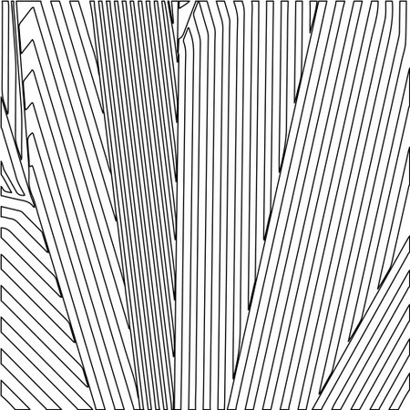 striped background. Geometric vector pattern with triangular elements. abstract ornament for wallpapers and backgrounds. Black and white colors.のイラスト素材