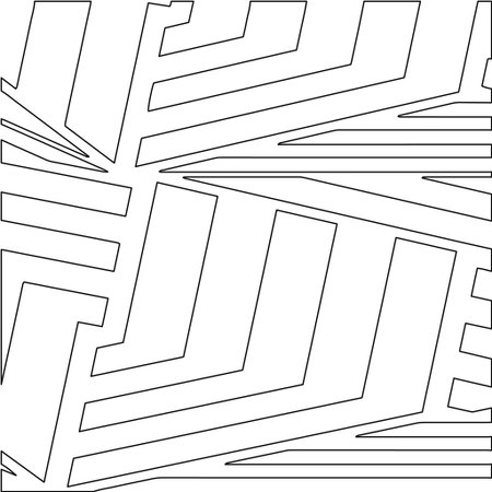 striped background. Geometric vector pattern with triangular elements. abstract ornament for wallpapers and backgrounds. Black and white colors.のイラスト素材