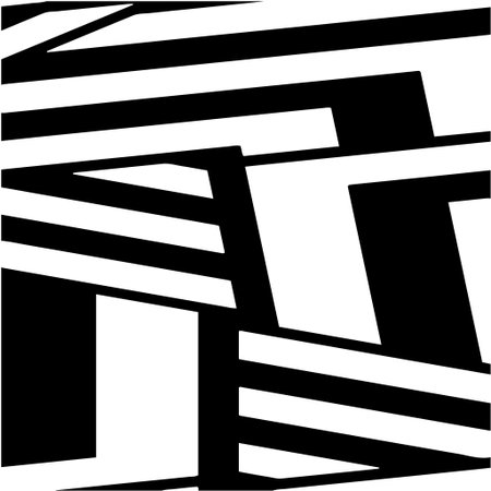 striped background. Geometric vector pattern with triangular elements. abstract ornament for wallpapers and backgrounds. Black and white colors.のイラスト素材