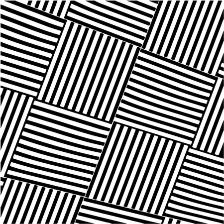 striped background. Geometric vector pattern with triangular elements. abstract ornament for wallpapers and backgrounds. Black and white colors.のイラスト素材