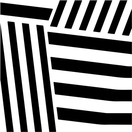 striped background. Geometric vector pattern with triangular elements. abstract ornament for wallpapers and backgrounds. Black and white colors.のイラスト素材