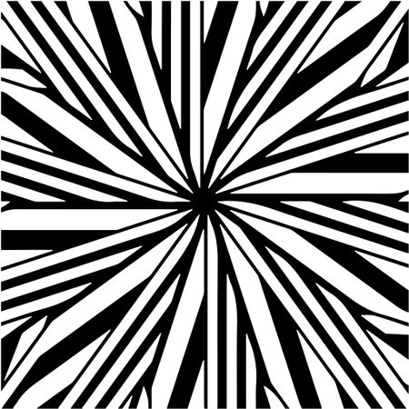 striped background. Geometric vector pattern with triangular elements. abstract ornament for wallpapers and backgrounds. Black and white colors.のイラスト素材