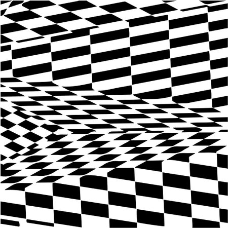 striped background. Geometric vector pattern with triangular elements. abstract ornament for wallpapers and backgrounds. Black and white colors.のイラスト素材