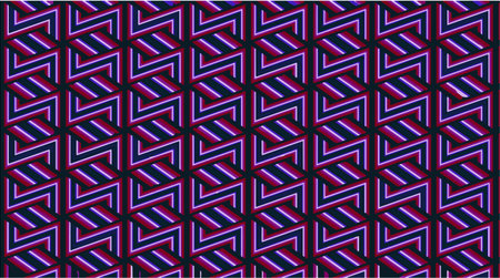 abstract background with multicolored repeated shapes.のイラスト素材