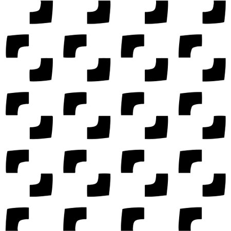 vector seamless pattern with triangular elements. abstract ornament for wallpapers and backgrounds. Black and white colors.のイラスト素材