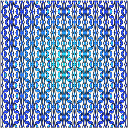 Geometric vector pattern with azure and blue gradient. simple ornament for wallpapers and...