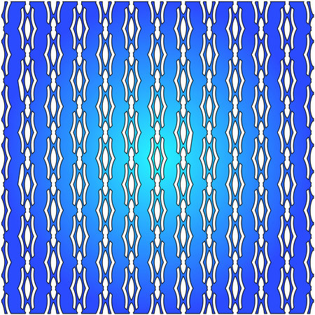 Geometric vector pattern with azure and blue gradient. simple ornament for wallpapers and backgrounds.のイラスト素材