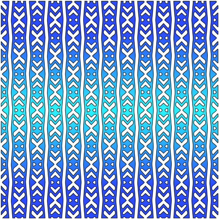 Geometric vector pattern with azure and blue gradient. simple ornament for wallpapers and...