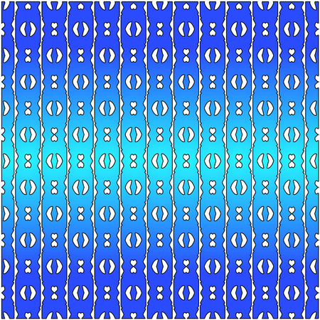 Geometric vector pattern with azure and blue gradient. simple ornament for wallpapers and backgrounds.のイラスト素材