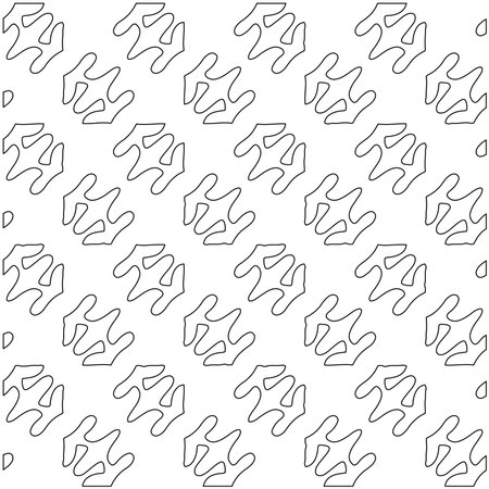 vector pattern with diagonal elements. abstract ornament for wallpapers and backgrounds. Black and white colors.のイラスト素材