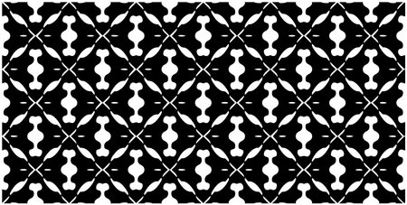 vector pattern with triangular elements. abstract ornament for wallpapers and backgrounds. Black and...
