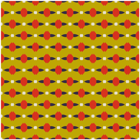 Seamless background with repeating patterns.