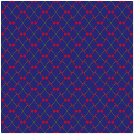 Seamless background with repeating patterns.のイラスト素材
