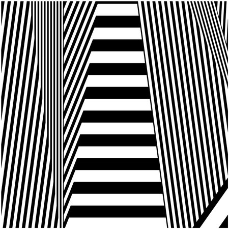 striped background with stripes located at different angles.のイラスト素材