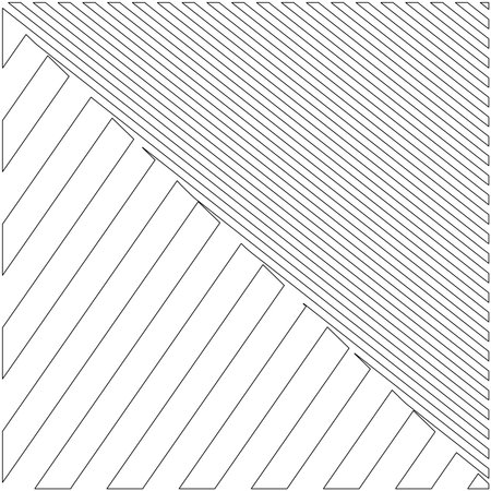 striped background with stripes located at different angles.のイラスト素材