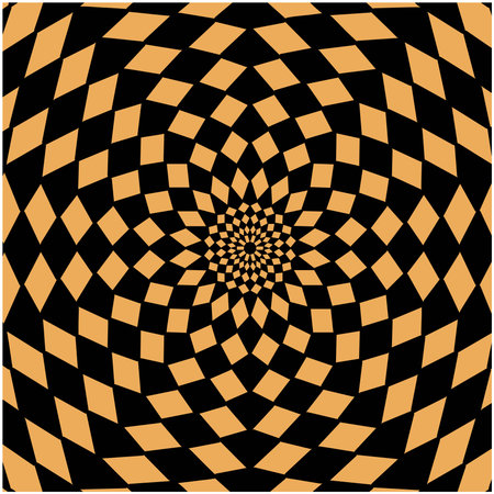 simple mandala with geometric patternsのイラスト素材
