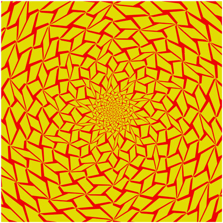 simple mandala with geometric patternsのイラスト素材