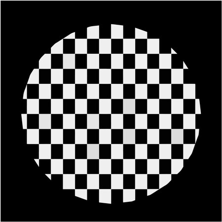 black-and-white mandala with geometric patterns.のイラスト素材