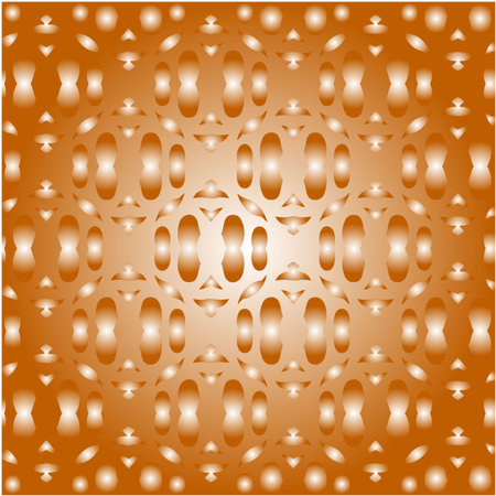 Geometric vector pattern with yellow and white gradient. simple ornament for wallpapers and backgrounds.のイラスト素材