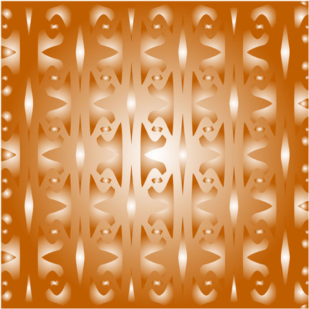 Geometric vector pattern with yellow and white gradient. simple ornament for wallpapers and backgrounds.のイラスト素材